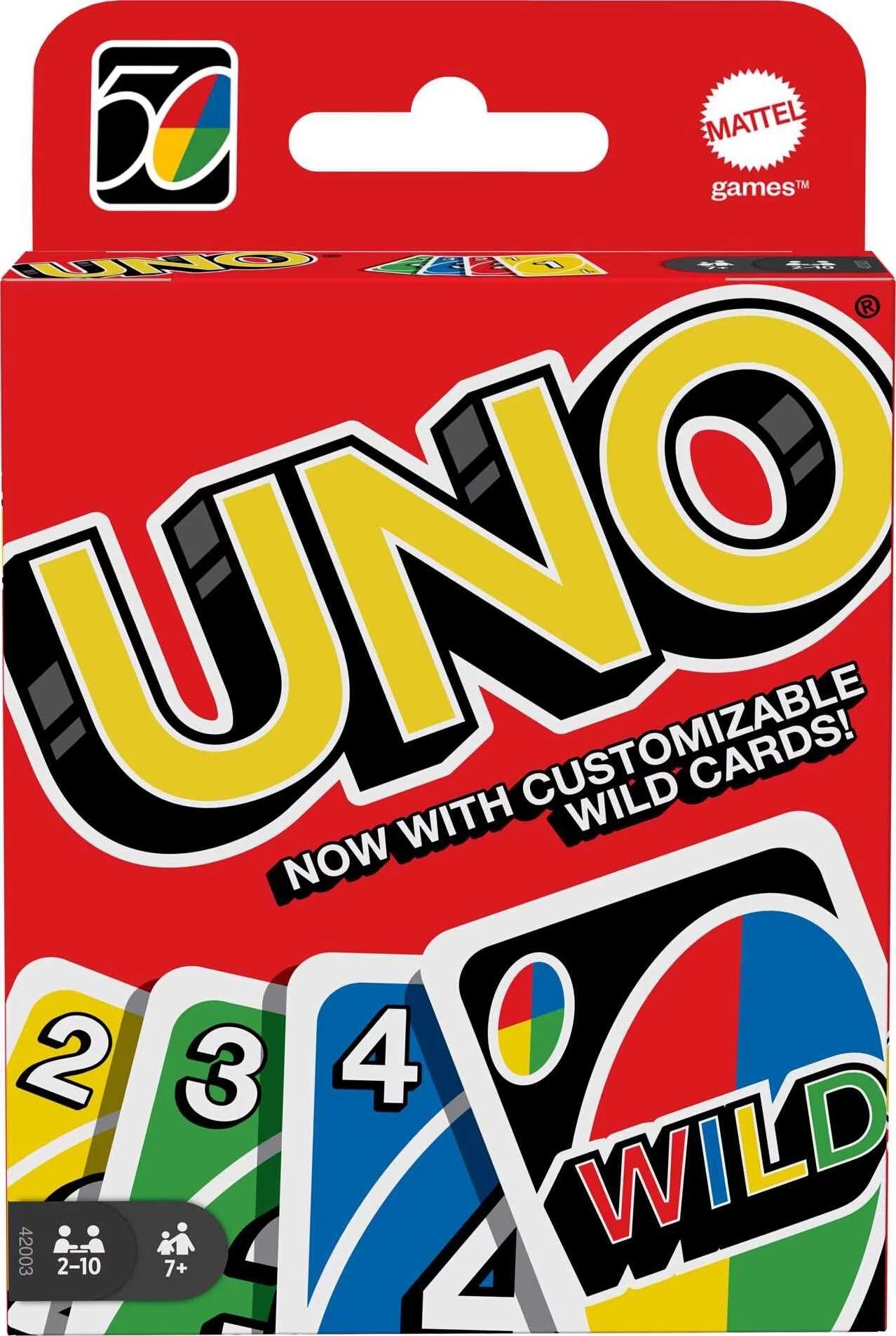 UNO Color & Number Matching Card Game, Customizable Family Fun, 2-10 Players Ages 7+ (Easter Bask... | Walmart (US)
