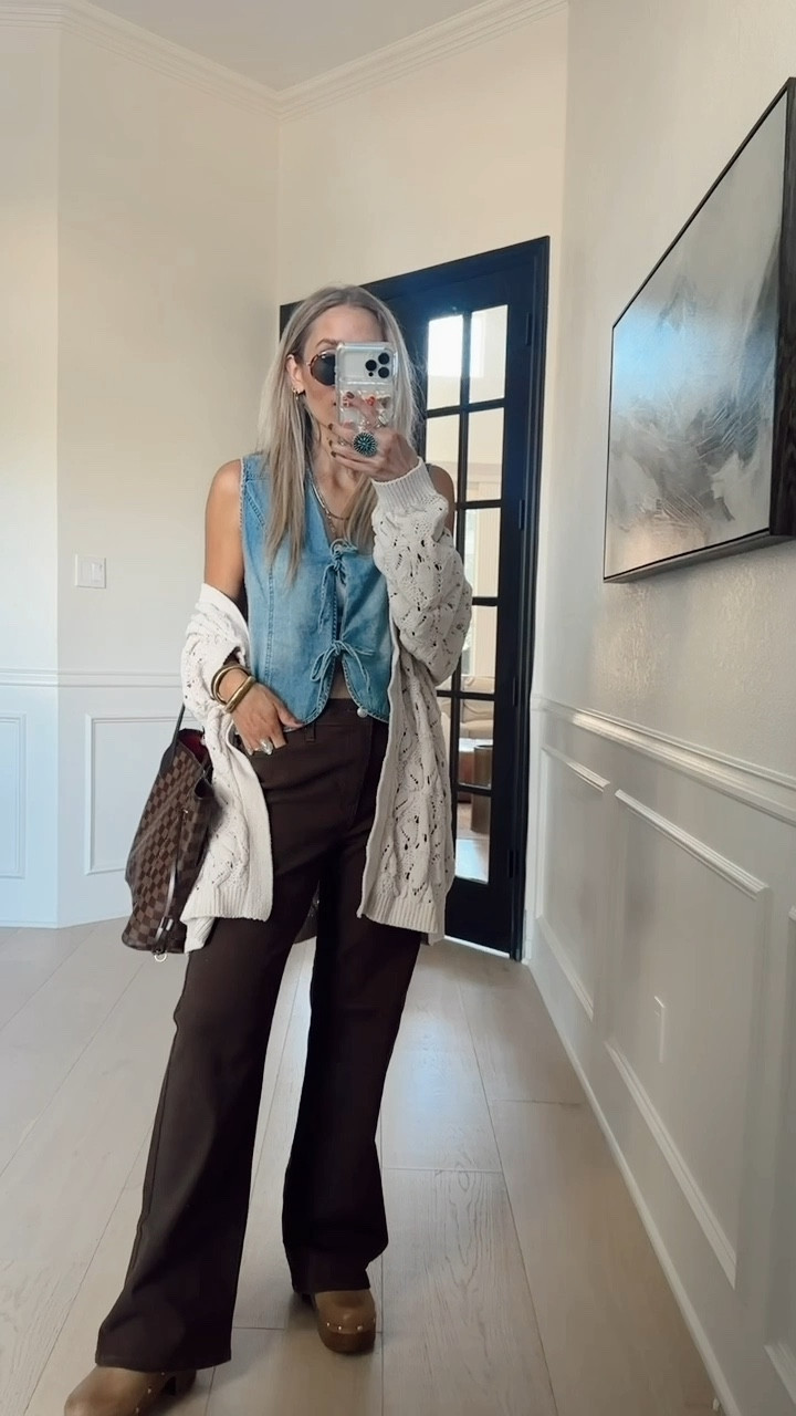 Ootd — giving boujee mom vibes on a budget! 👏🏼 

denim top: size s / my tts 

Crochet cardigan: size OX 

11.17 / .26 / 681

#LTKFindsUnder100 #LTKFindsUnder50 #LTKootd