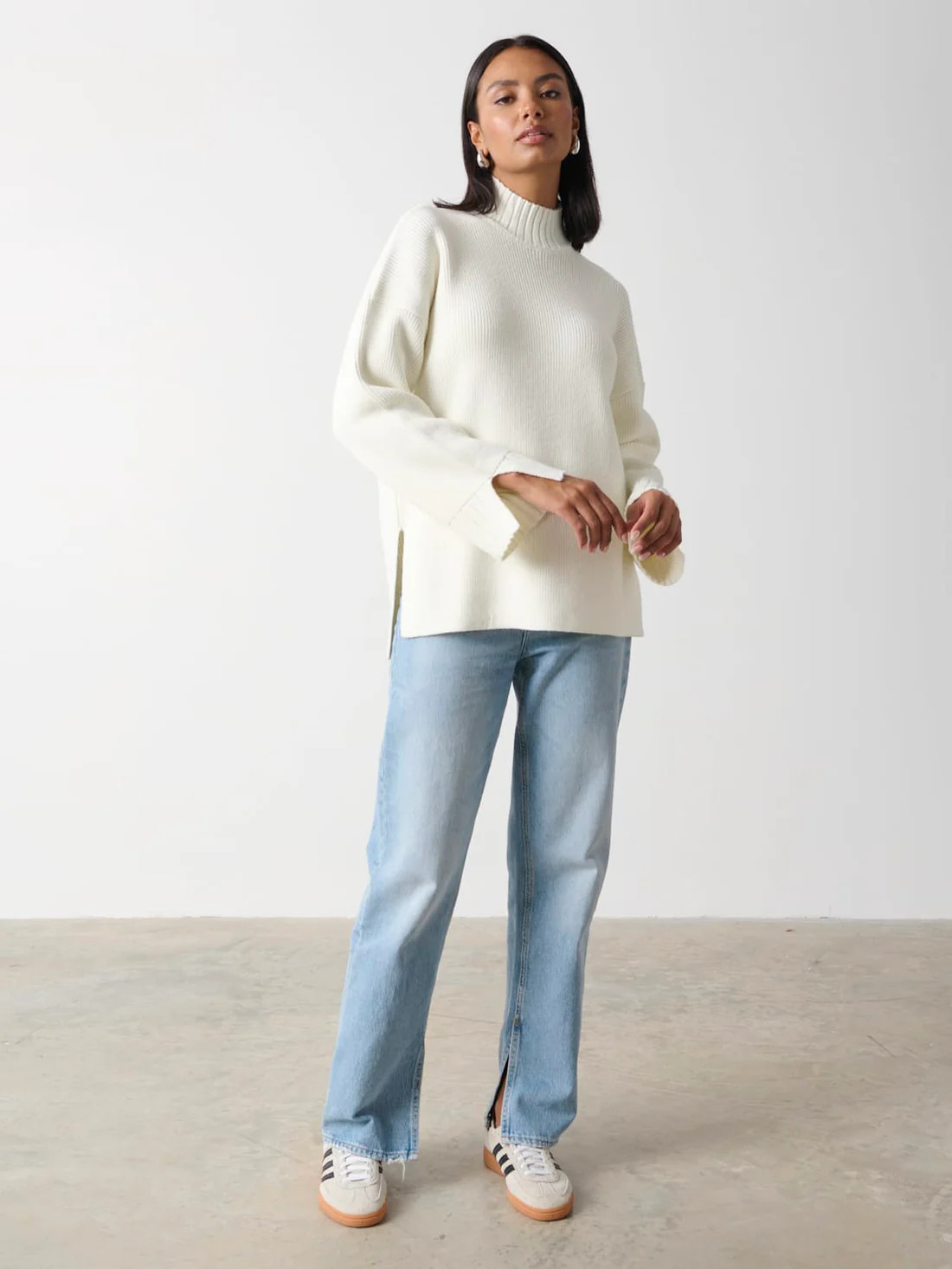 Amory Grown Neck Knit Jumper | Pretty Lavish (UK)