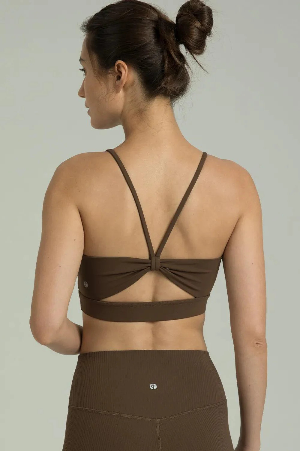 Dreamlux Strappy Sports Bra w/ Bowknot Back | Colorfulkoala