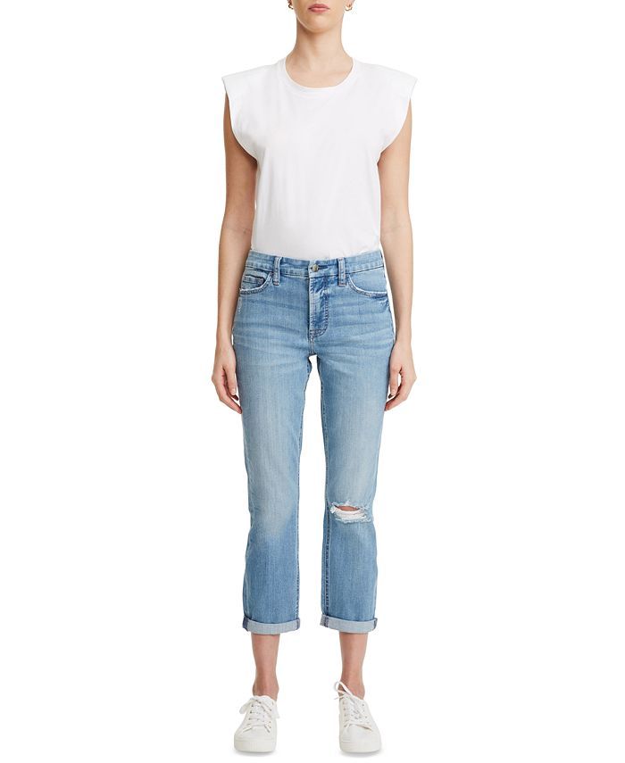JEN7 Slim-Fit Boyfriend Jeans  & Reviews - Jeans - Women - Macy's | Macys (US)