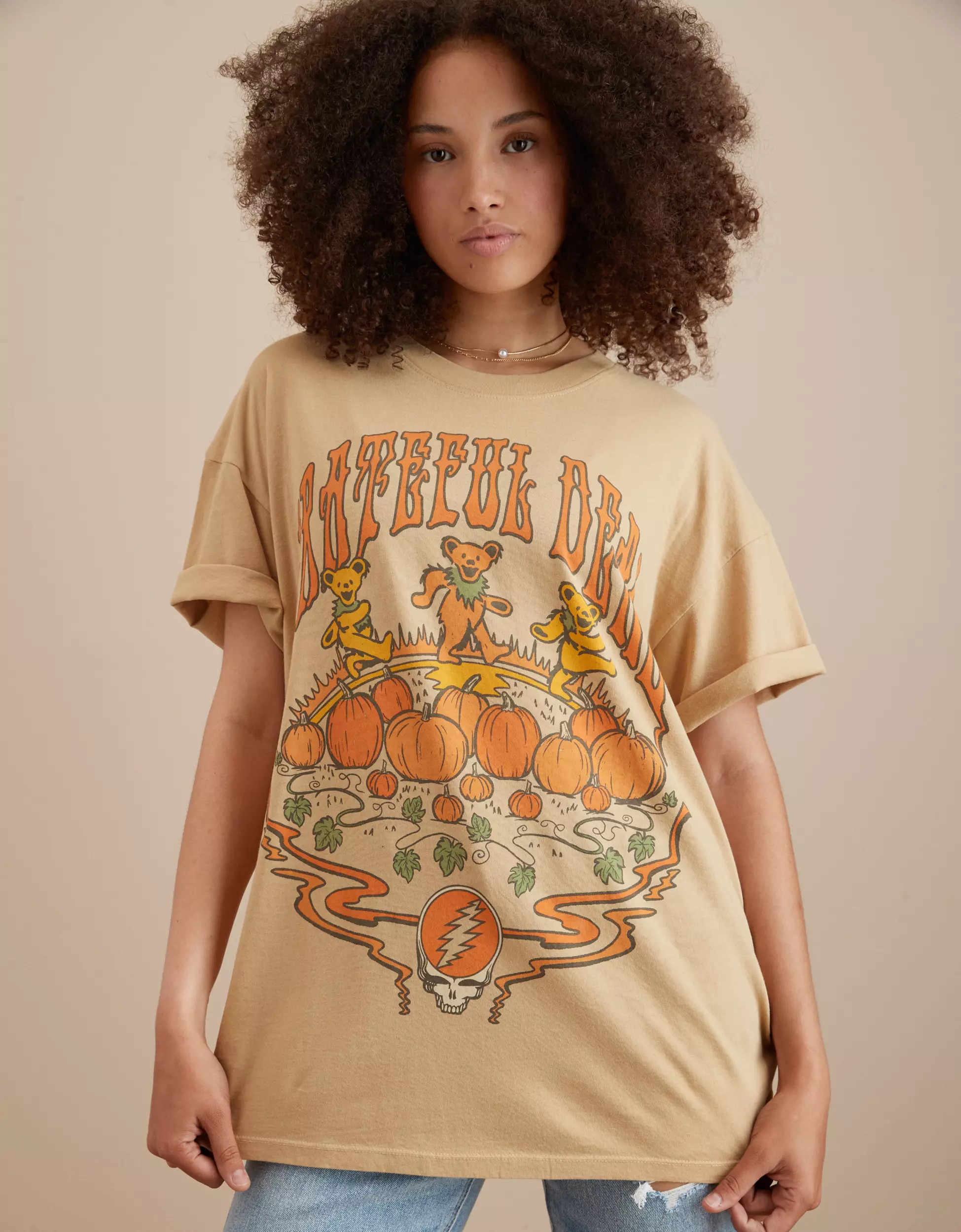 AE Oversized Grateful Dead Graphic Tee | American Eagle Outfitters (US & CA)