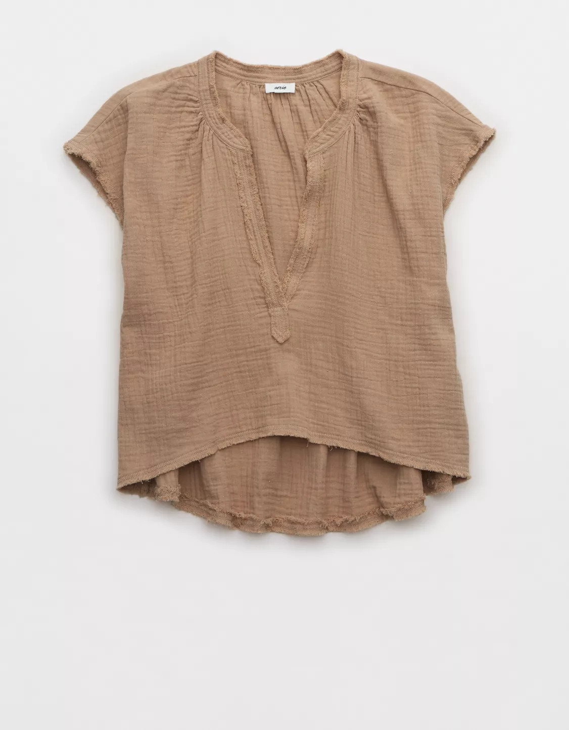 Aerie Pool-To-Party Cropped Shirt | Aerie