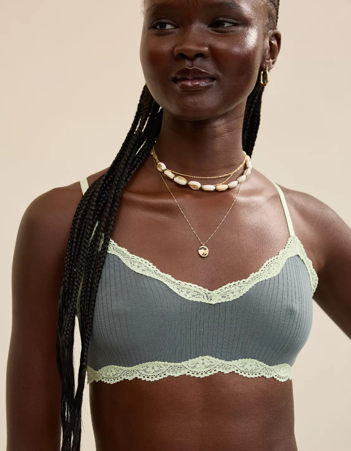 Superchill Modal Lace Trim Bralette | Aerie
