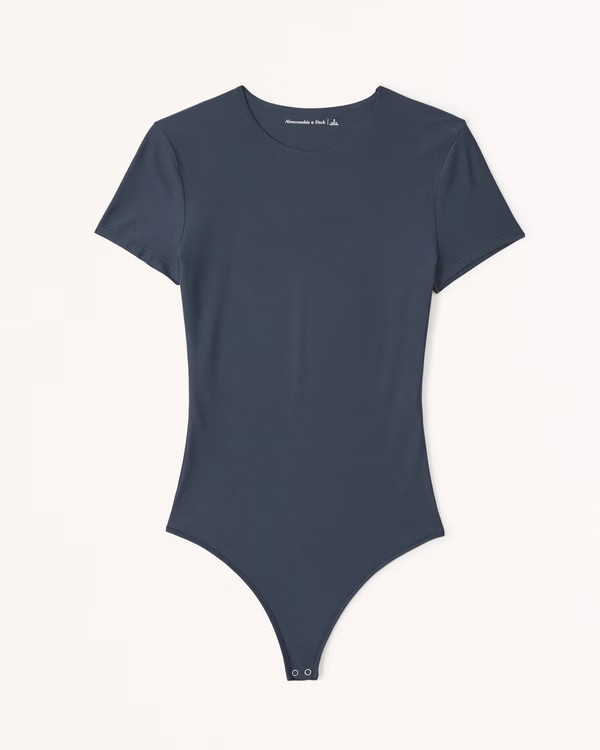 Soft Matte Seamless Tee Bodysuit | Abercrombie & Fitch (US)