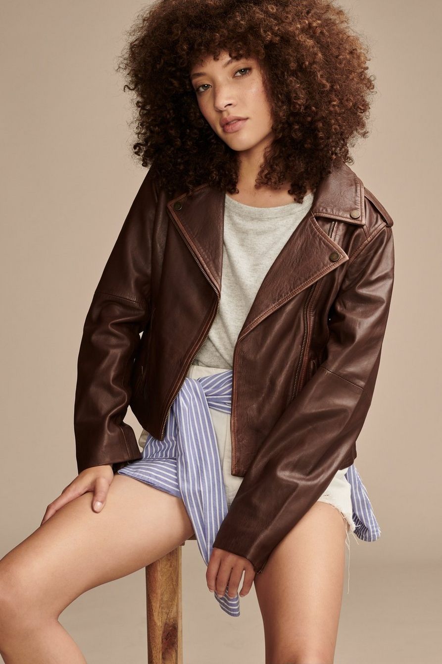 CLASSIC LEATHER MOTO JACKET | Lucky Brand