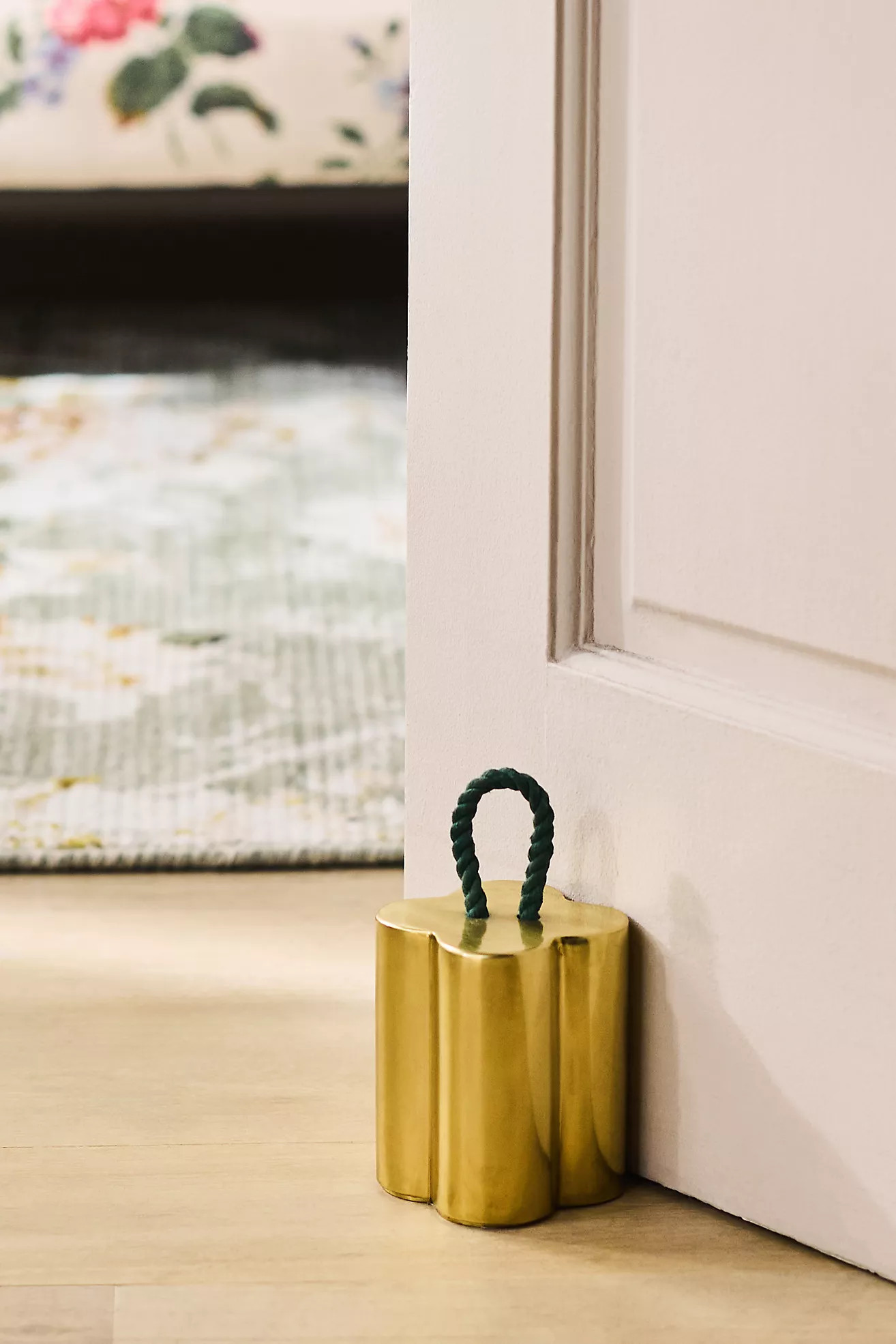 Quinn Brass Doorstop | Anthropologie (US)