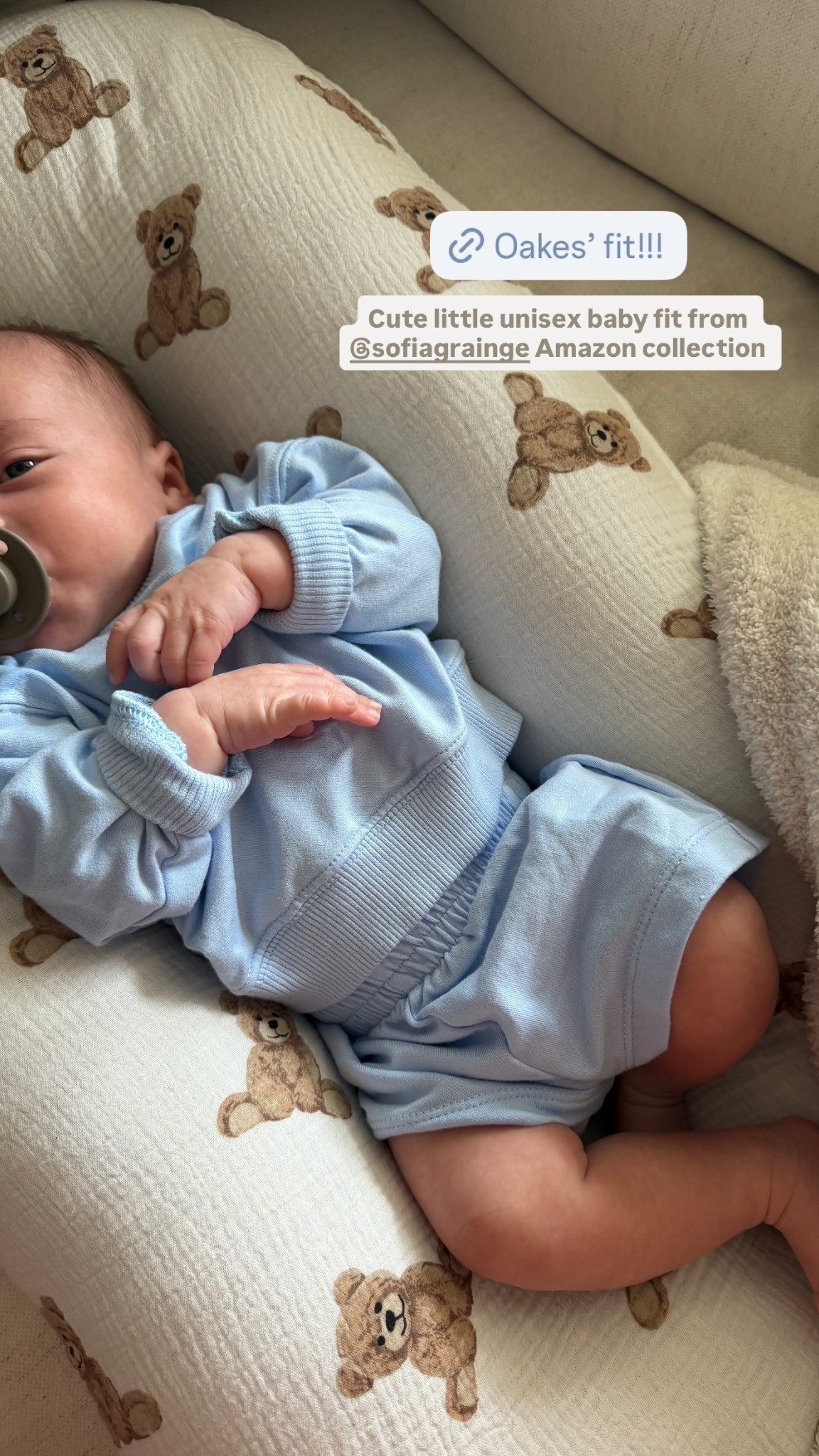 Cute little unisex baby fit from the Sofia Grainge x Amazon collection

#LTKBaby