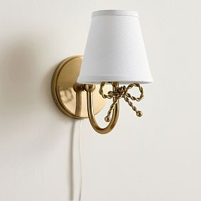 Forget-Me-Knot Bow Sconce (7"x11") | Pottery Barn Teen