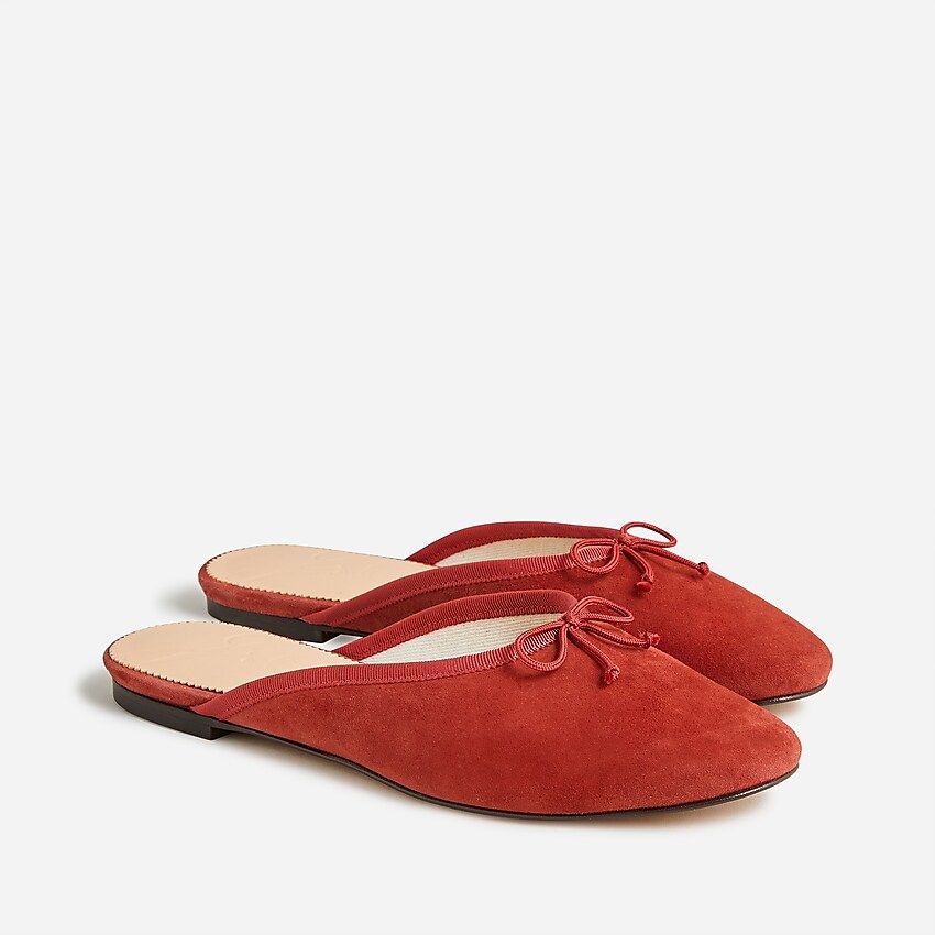 Zoe ballet mules in suede | J.Crew US