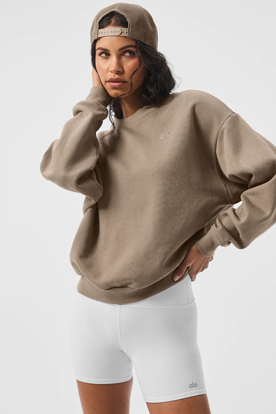 Muse Crew Neck Pullover - Gravel Heather | Alo Yoga (US)