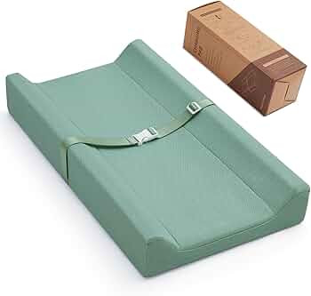 Blissful Diary Baby Changing Pad with Waterproof Lining Foam, Includes a Soft & Washable Cover, C... | Amazon (US)