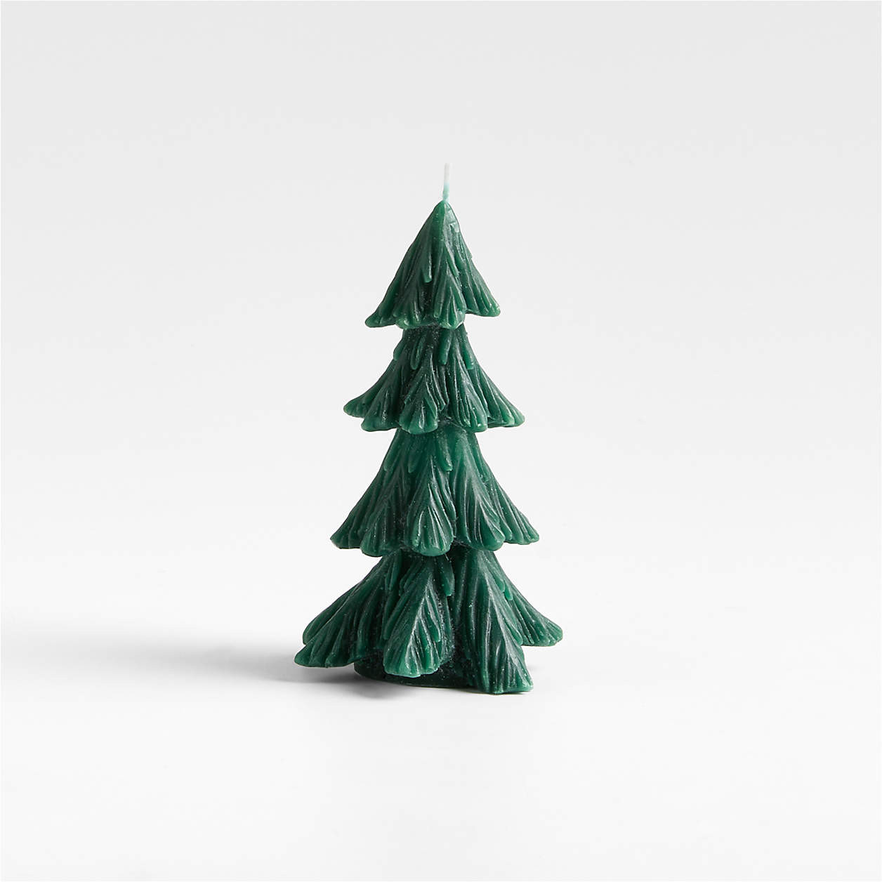Mountain Pine Christmas Tree Candle Small 6" + Reviews | Crate & Barrel | Crate & Barrel