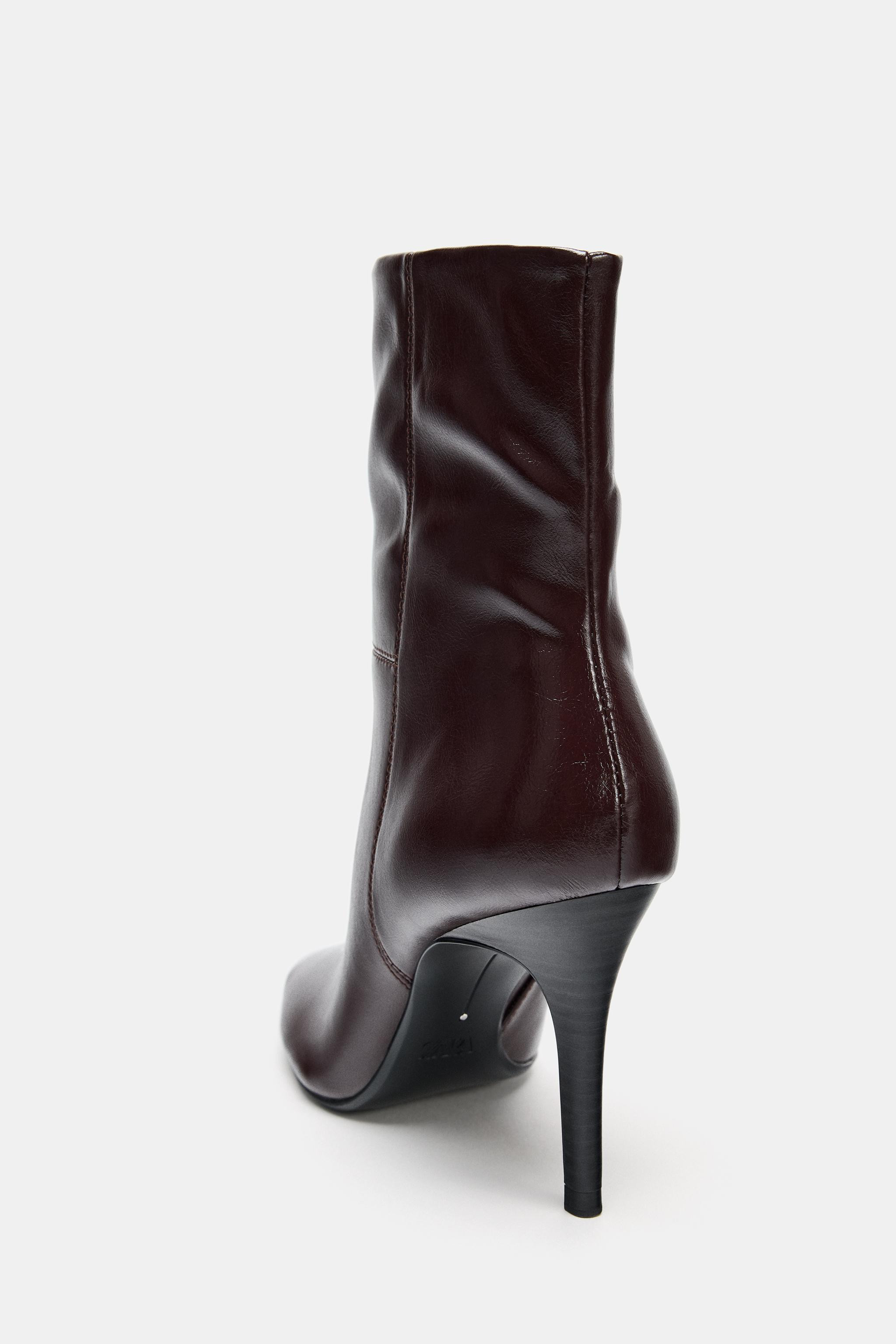 STILETTO HEEL ANKLE BOOTS | Zara UK
