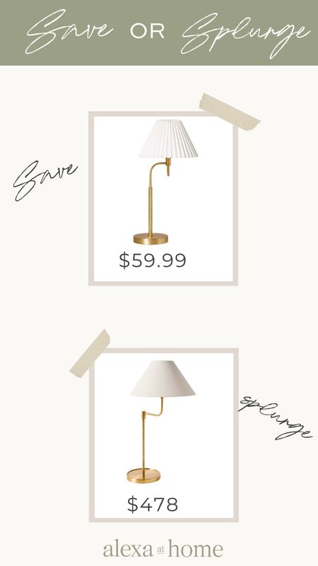 Lighting dupe, Target finds, look for less, affordable lighting, desk lamp, task lamp, brass lamp, pleated lamp, hearth & hand lamp  

#LTKhome #LTKsalealert