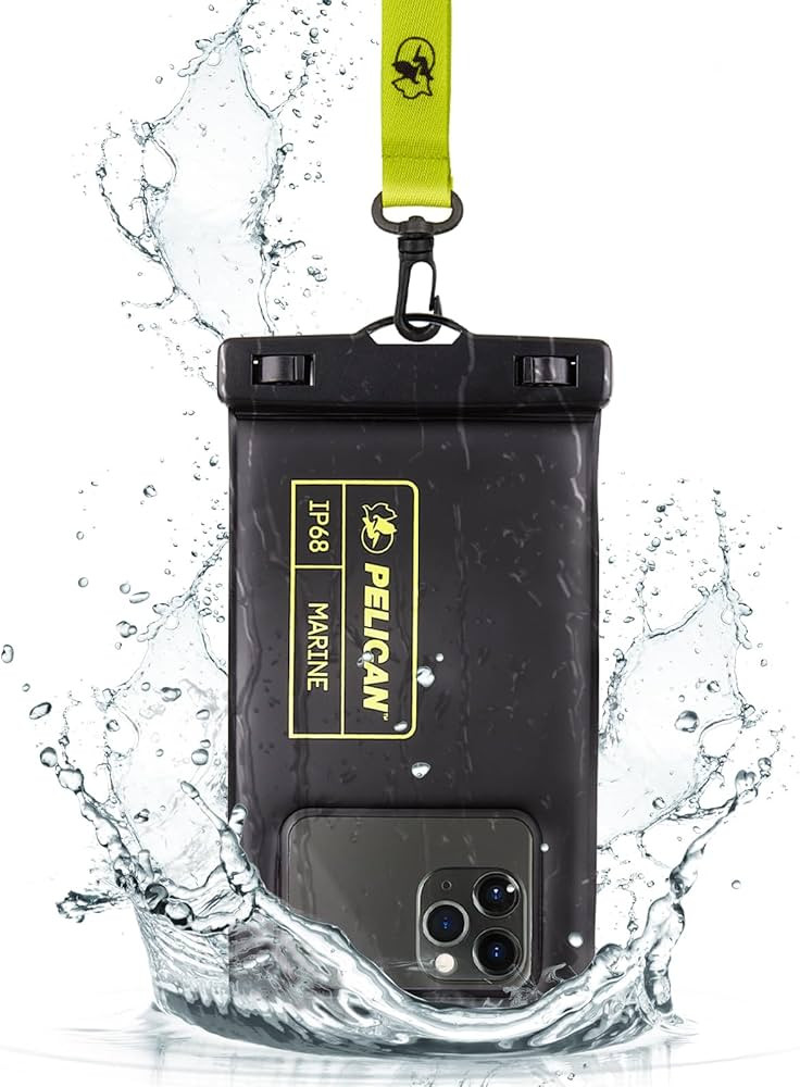 Pelican Marine - IP68 Waterproof Phone Pouch (Regular Size) Floating Waterproof Phone Case - Beac... | Amazon (US)