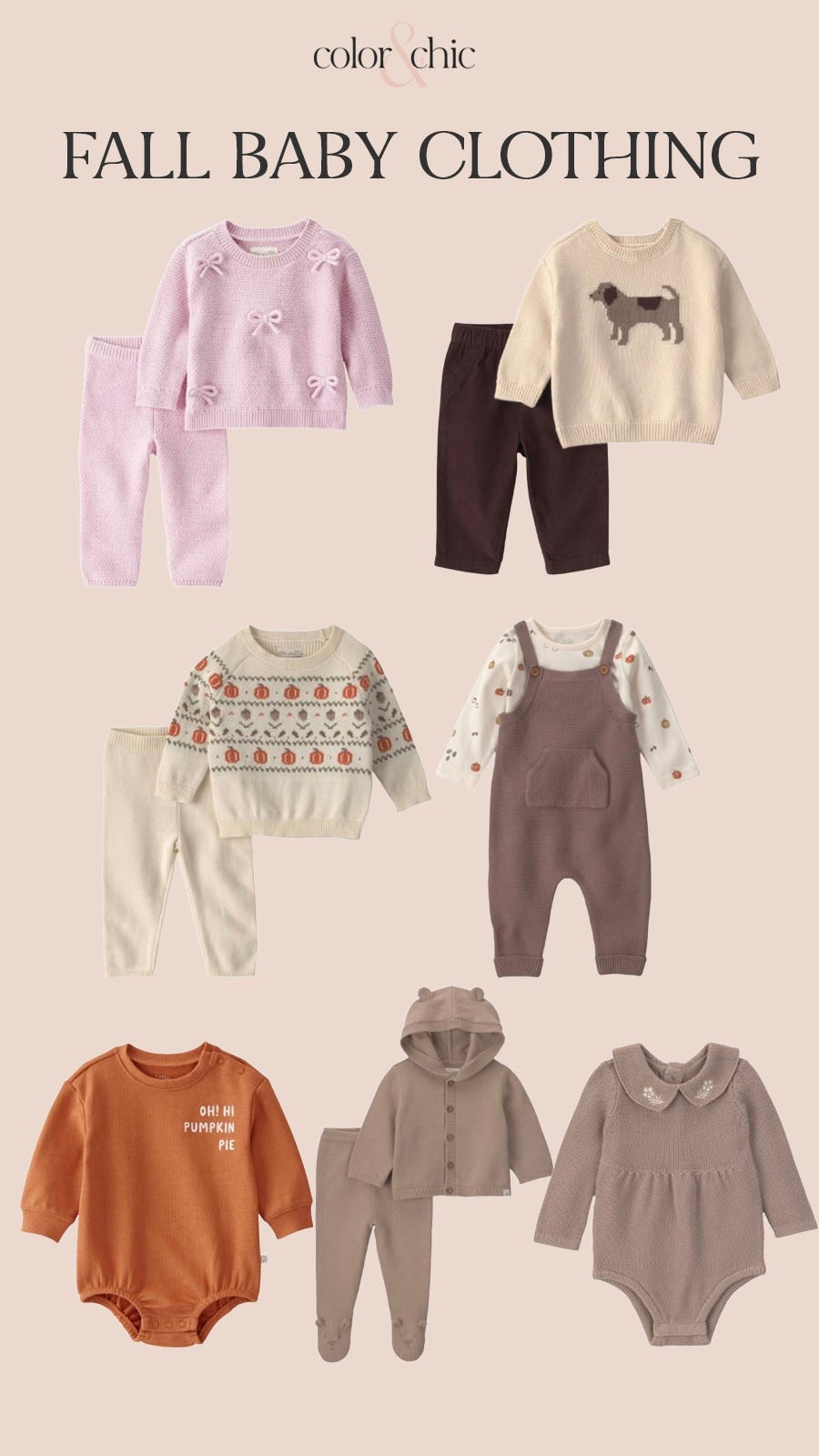 Fall baby clothing that I adore! Most can work for a little girl or a boy. So cute and precious for this upcoming season. Most are all hundred percent cotton! ￼

#LTKKids #LTKBaby