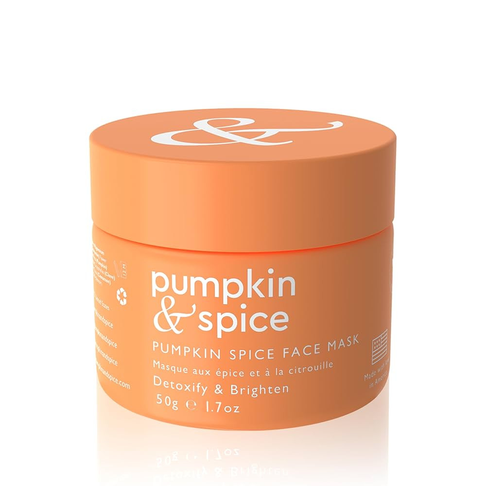 Pumpkin Spice Clay Enzyme Facial Mask | Removes Pimples, Minimizes Pores, Blackheads, Wrinkles, B... | Amazon (US)