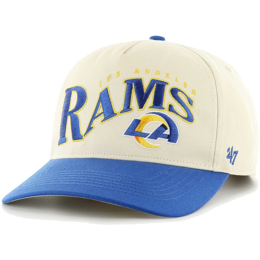 Los Angeles Rams '47 Wave Hitch Adjustable Hat - Khaki/Royal | Fanatics