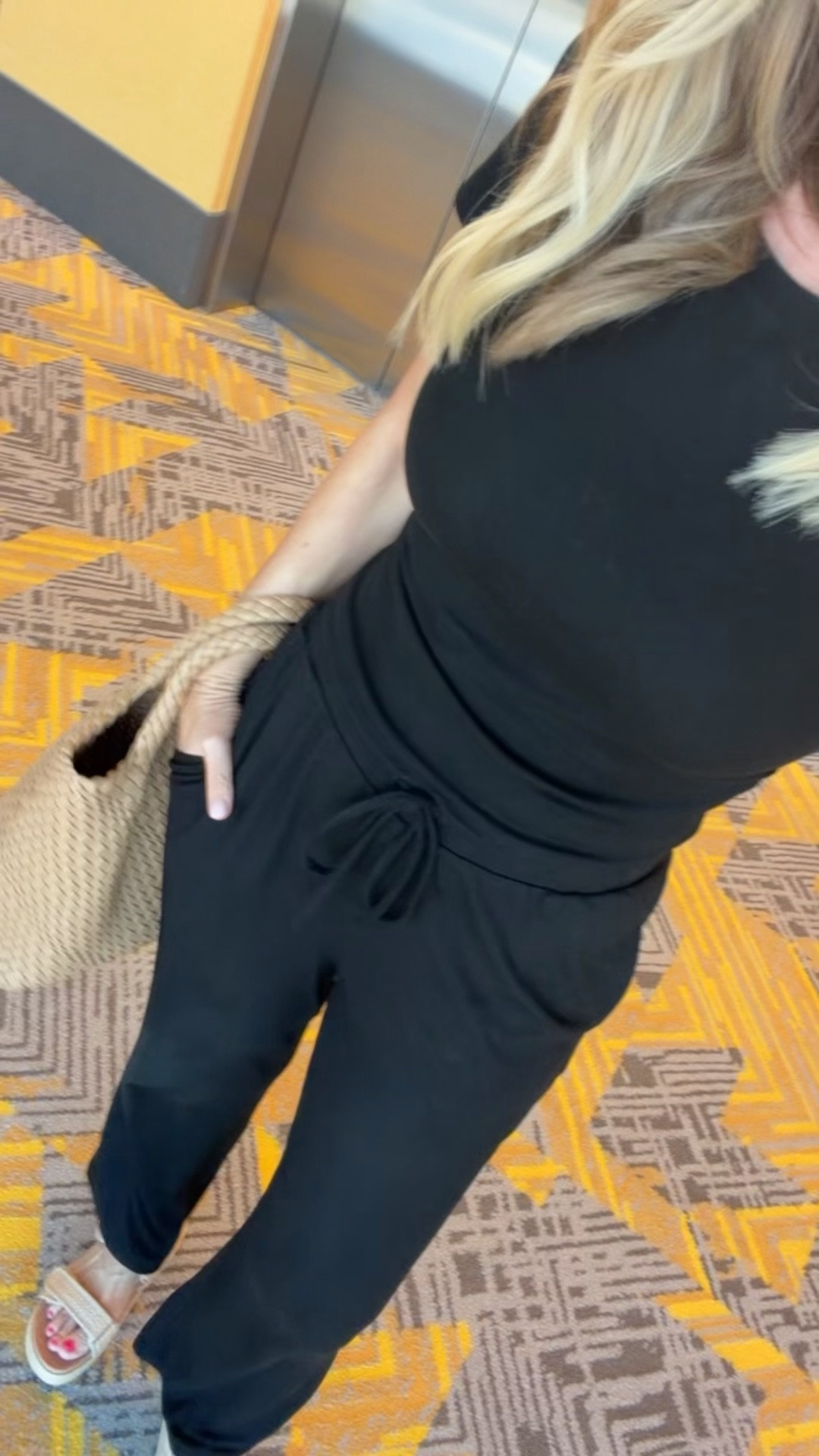 Two piece set perfect for the weekends, lounging, road trips or travel
•top looks cropped but is not. I am 5’9 with a very long torso
Size Med

#LTKTall #LTKOver40 #LTKTravel