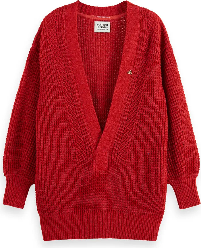 Scotch & Soda Oversize V-Neck Sweater | Nordstrom | Nordstrom