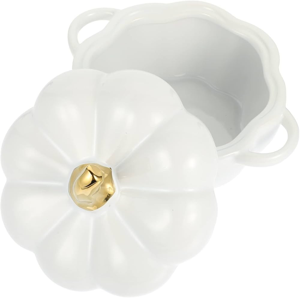 Luxshiny Halloween Bowl Pumpkin Soup Bowl Pumpkin Oven Ceramic Jars With Lids Decorative Pumpkin ... | Amazon (US)