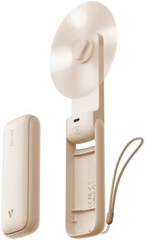 Aecooly Slim Portable Fan, Thin Handheld Fan, USB Rechargeable Mini Personal [24H Max Cooling Tim... | Amazon (US)