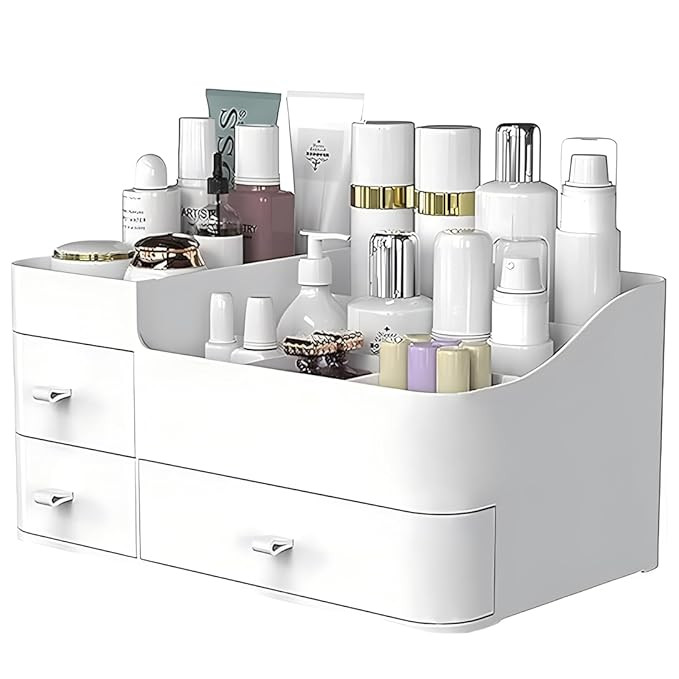 ONXE Makeup Organizer with Drawers,Large Capacity Bathroom Organizer and Storage,Vanity,Bathroom,... | Amazon (US)