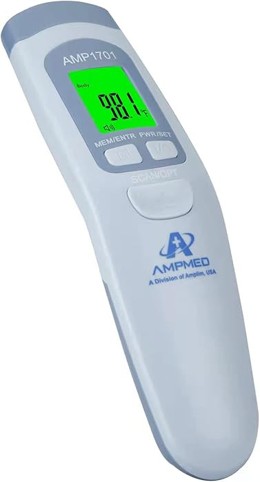 Medical Grade Forehead Thermometer for Adults, Kids, Baby, Non-Contact Digital Infrared Thermomet... | Amazon (US)