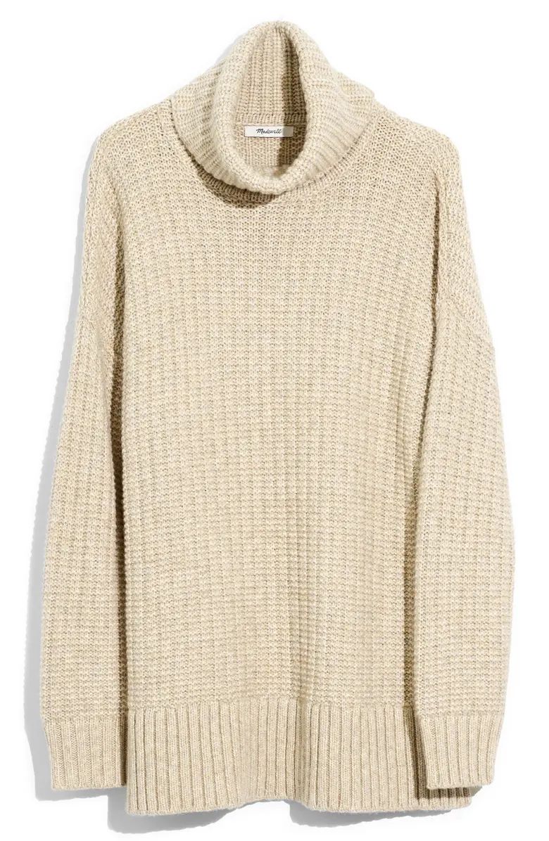 Ribbed Turtleneck Tunic Sweater | Nordstrom