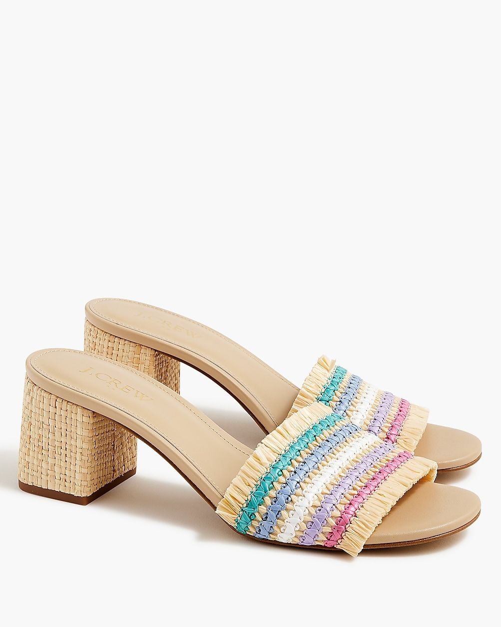 Woven mule heels | J.Crew Factory