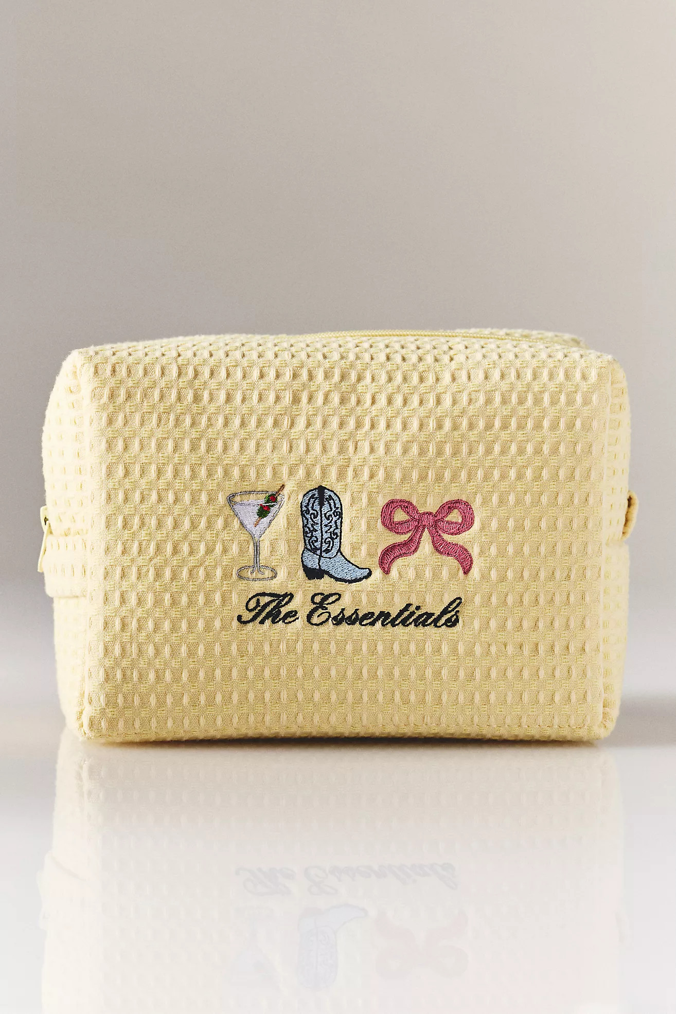 Abbode Waffle Cosmetic Bag | Anthropologie (US)