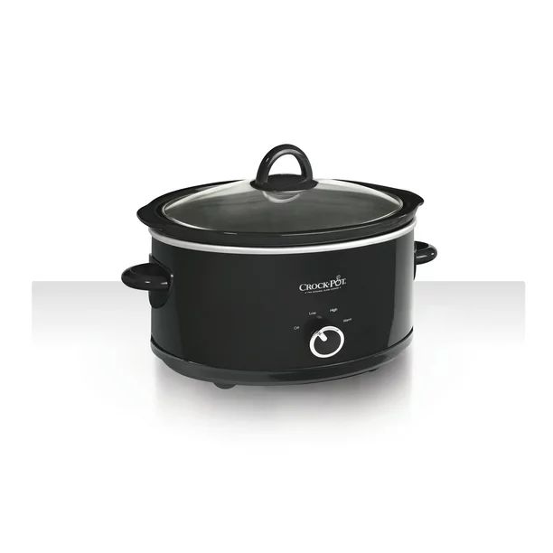 Crock-Pot® 7-Quart Manual Slow Cooker, Black - Walmart.com | Walmart (US)