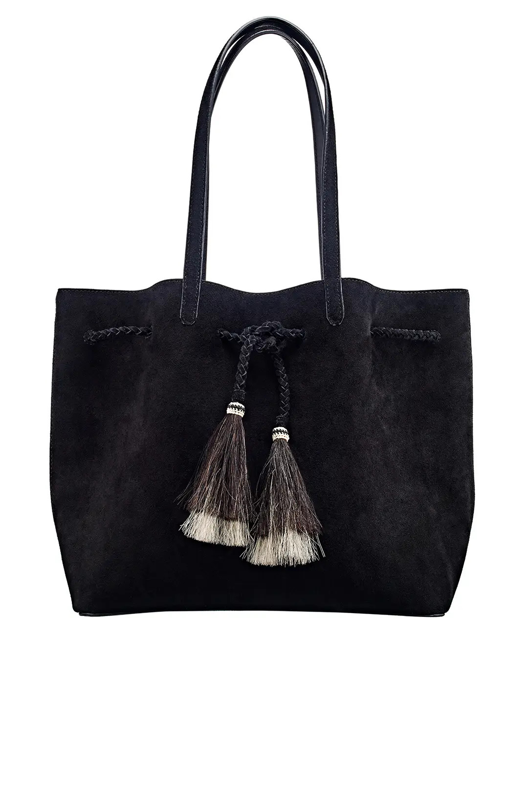 Loeffler Randall Eclipse Suede Drawstring Tote | Rent The Runway