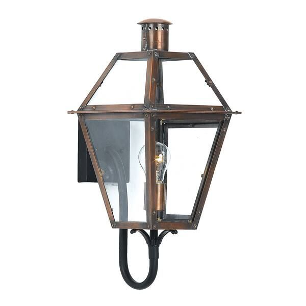 Copper Grove Kran 1-light Aged Copper Outdoor Wall Sconce - Overstock - 22833094 | Bed Bath & Beyond