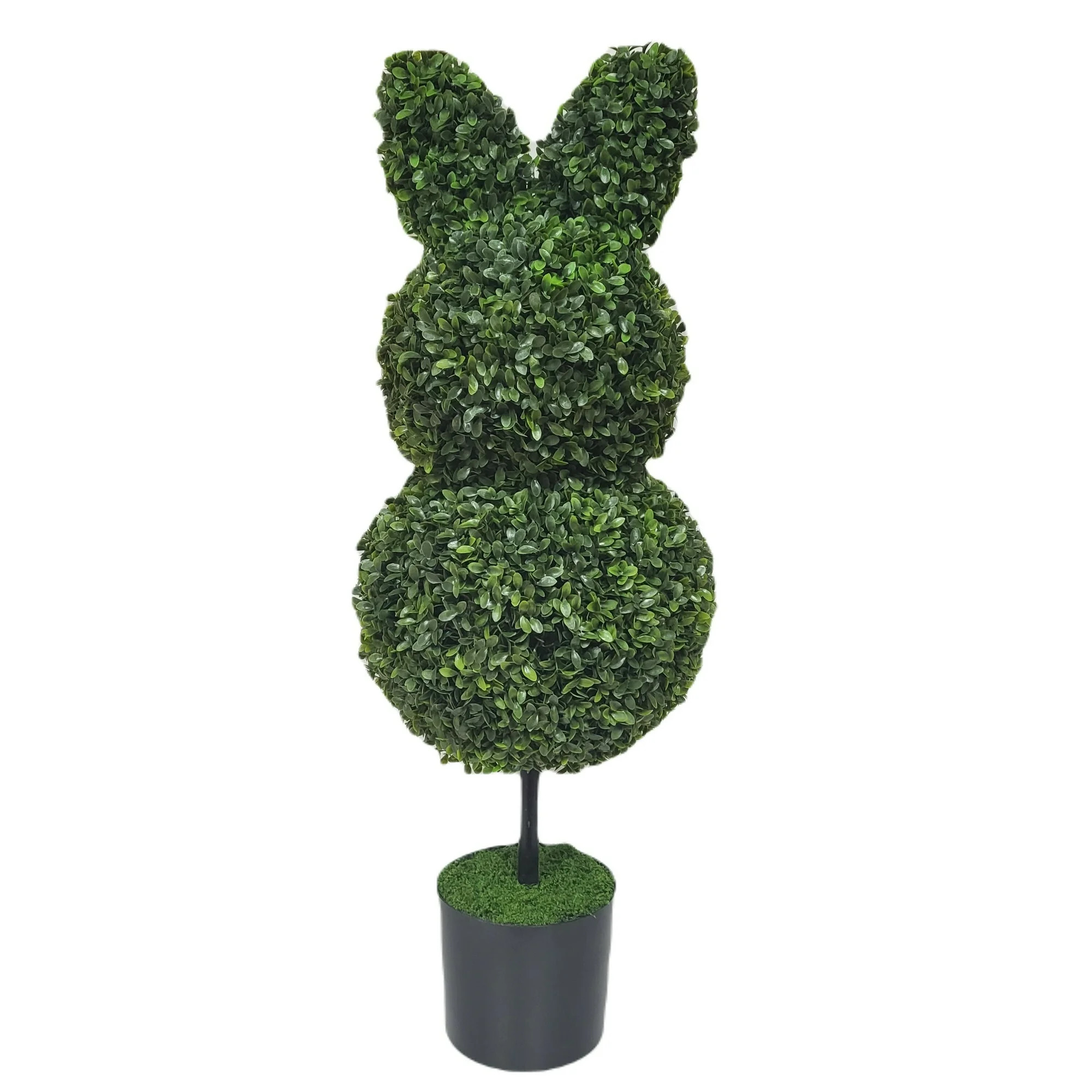 Boxwood Bunny Topiary, Green, 35", by My Texas House | Walmart (US)
