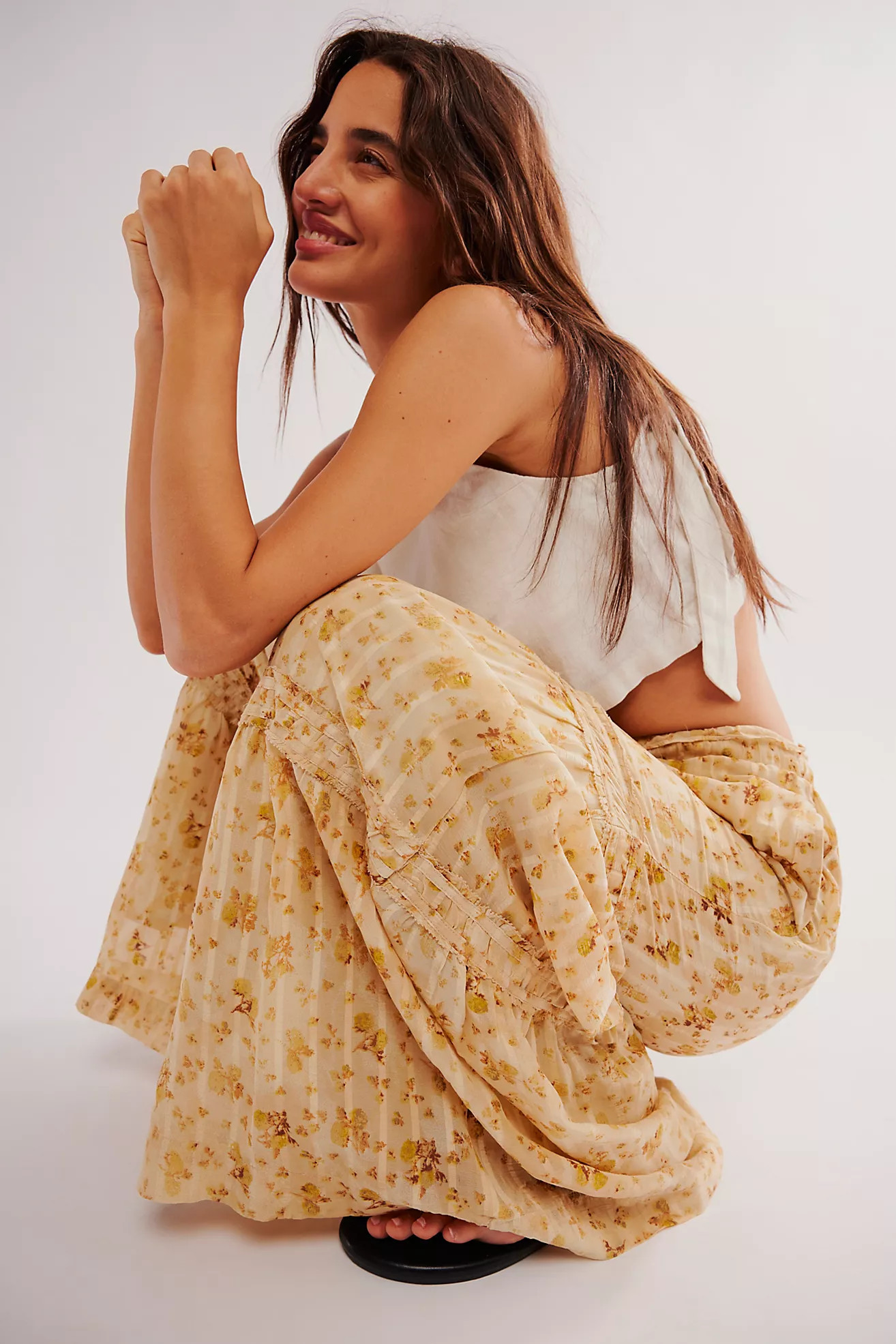 Emmaline Tiered Pull-On Pants | Free People (Global - UK&FR Excluded)