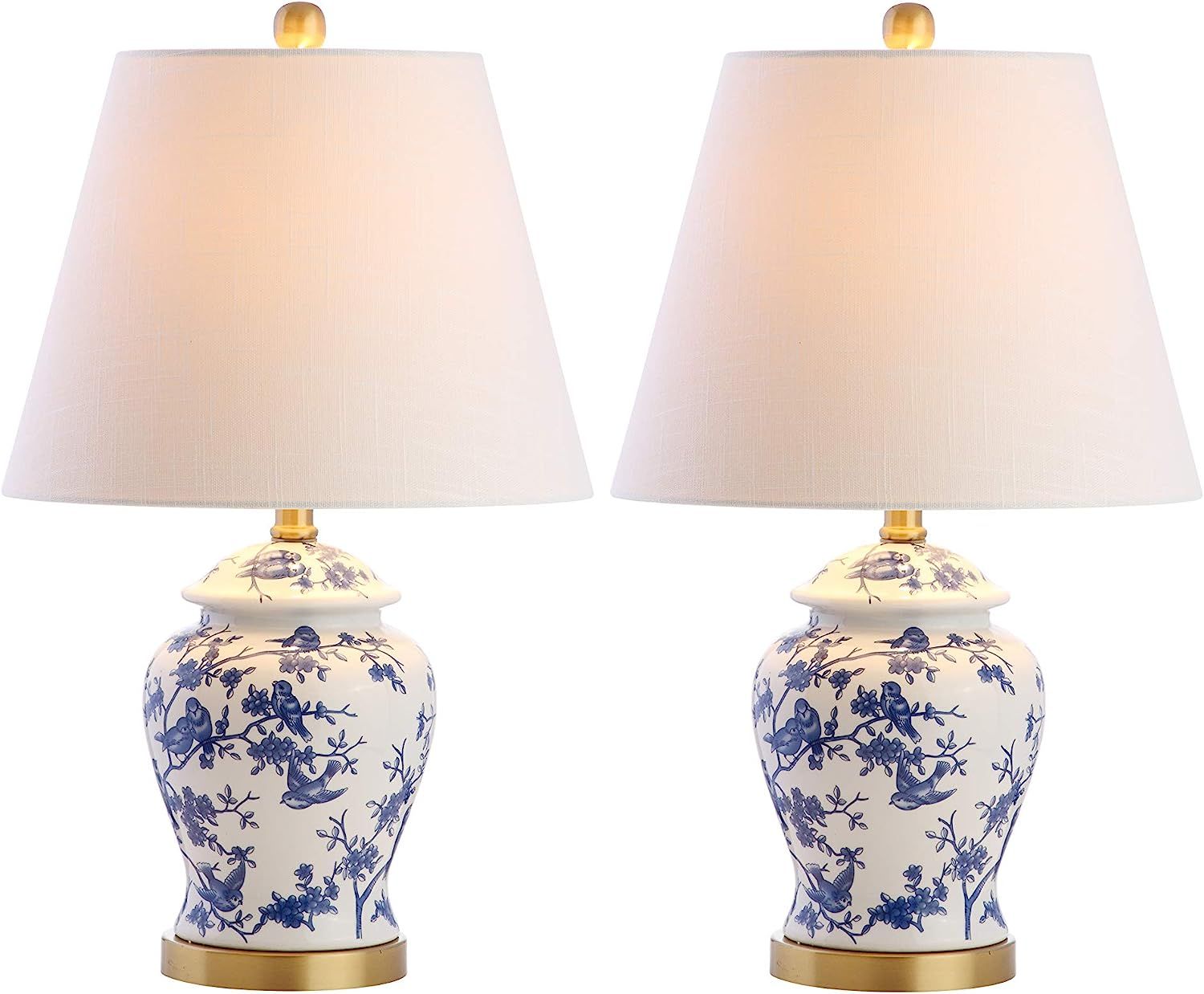 JONATHAN Y JYL3005A-SET2 Set of 2 Table Lamps Penelope 22" Chinoiserie Classic,Cottage,Traditiona... | Amazon (US)