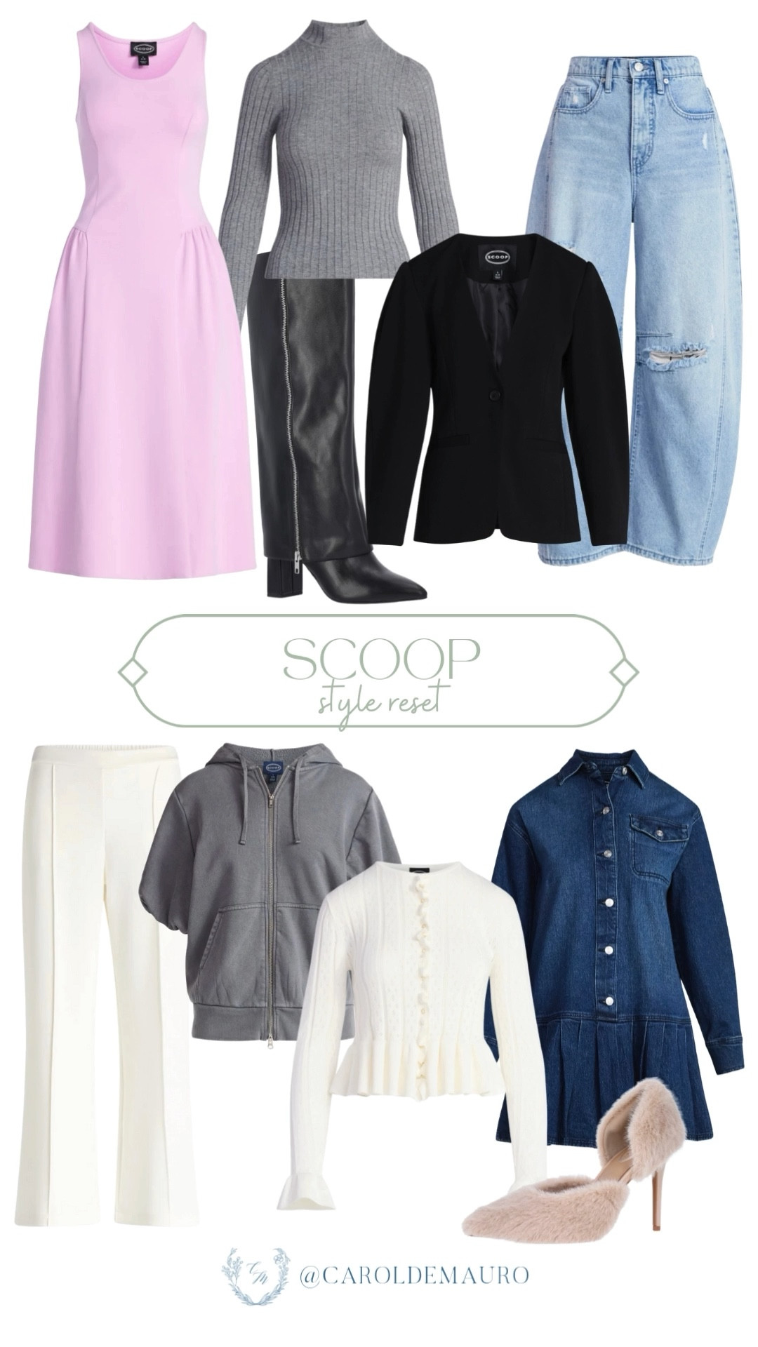 Refresh your style this winter by adding these cute and chic pieces from Walmart! Stay warm with cardigans, jackets, and blazers. Wear some denim to spice things up.

scoop style, winter fashion, everyday wear, elevated basics, affordable outfit, shoe inspo, trendy looks, casual chic

#LTKU #LTKFindsUnder50 #LTKSeasonal