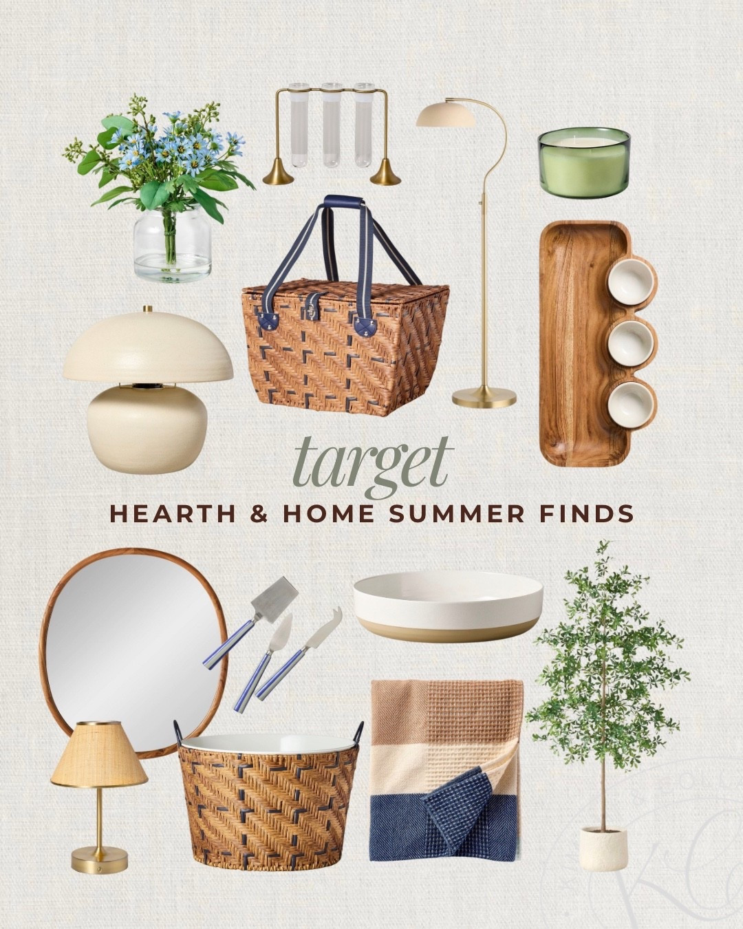 I am loving these summer pieces from Hearth and Home at Target!

#LTKHome #LTKSeasonal #LTKOver40