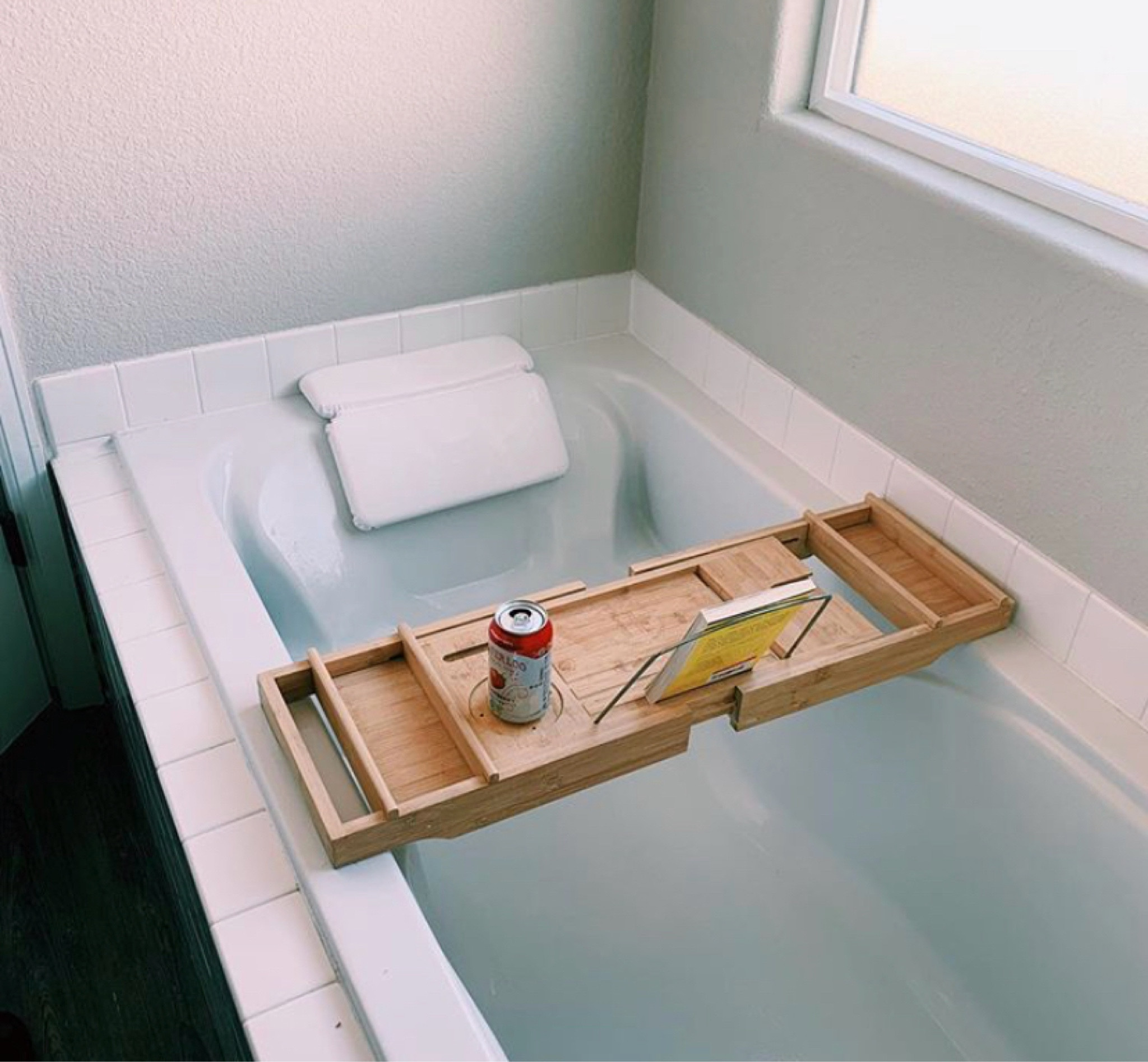 Relaxing bath tub with all the stress relieving vibes. Bathroom decor. Soaked tub. Bathtub accessories  

#LTKover40 #LTKfamily #LTKhome