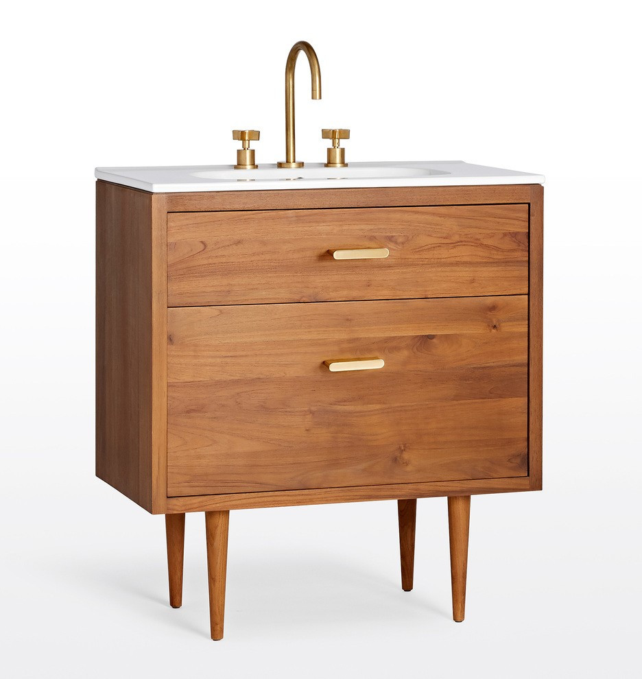 Marquam Teak Single Vanity | Rejuvenation