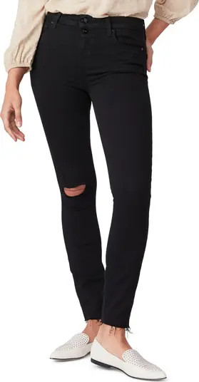 PAIGE Hoxton Ankle Exposed Knee Skinny Jeans | Nordstromrack | Nordstrom Rack