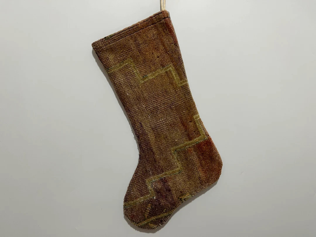Christmas Stocking Kilim Stocking Handmade Stocking Turkish - Etsy | Etsy (US)