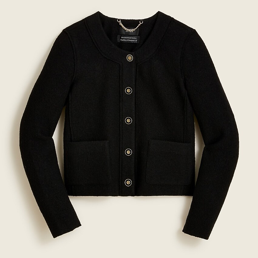 Lady jacket in Italian boiled wool | J. Crew US