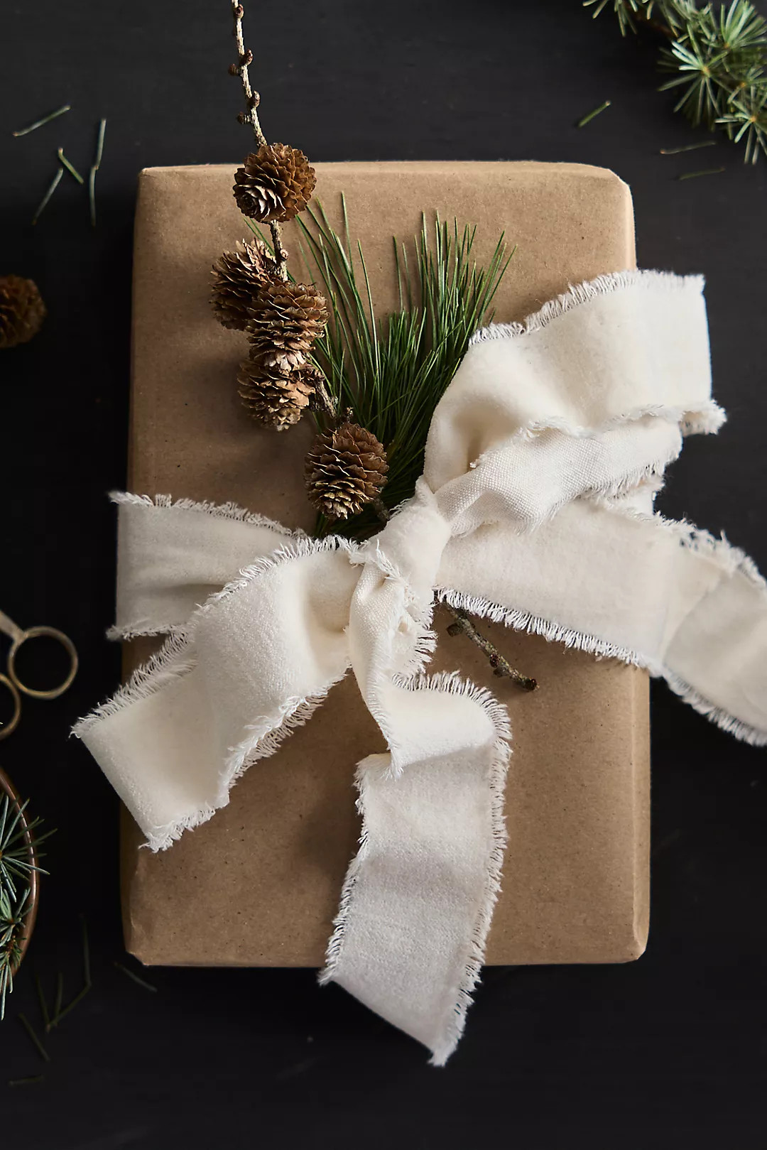 Antiqued Frayed Velvet Ribbon | Anthropologie (US)