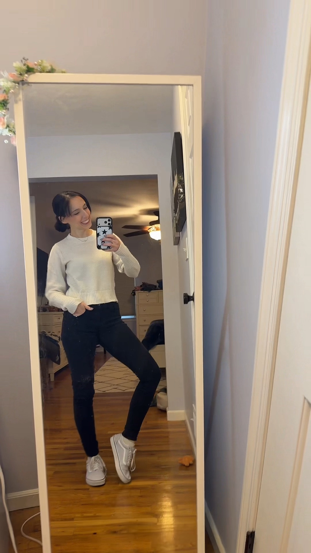 Don’t come home for Christmas 🎁🖤 #fyp #ootd #fitcheck 

#LTKWorkwear #LTKFindsUnder50 #LTKootd