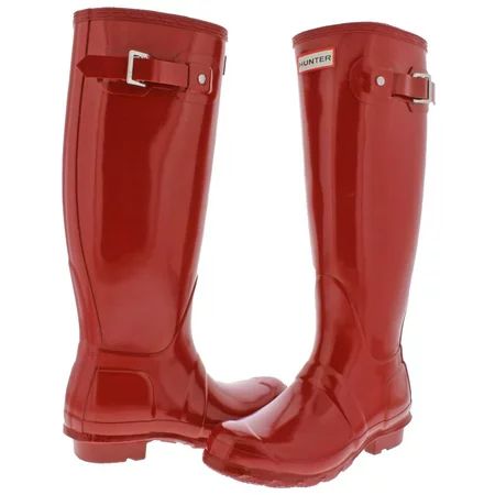 Hunter Women s Original Tall Rain Boot In Military Red 8 | Walmart (US)