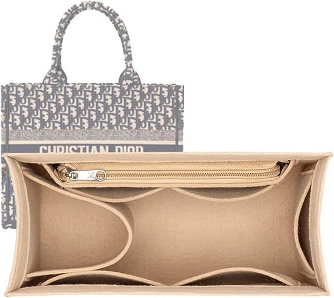 SMART DK Purse Organizer for Dior Book Tote - Premium Felt Insert with Multiple Pockets | Amazon (US)