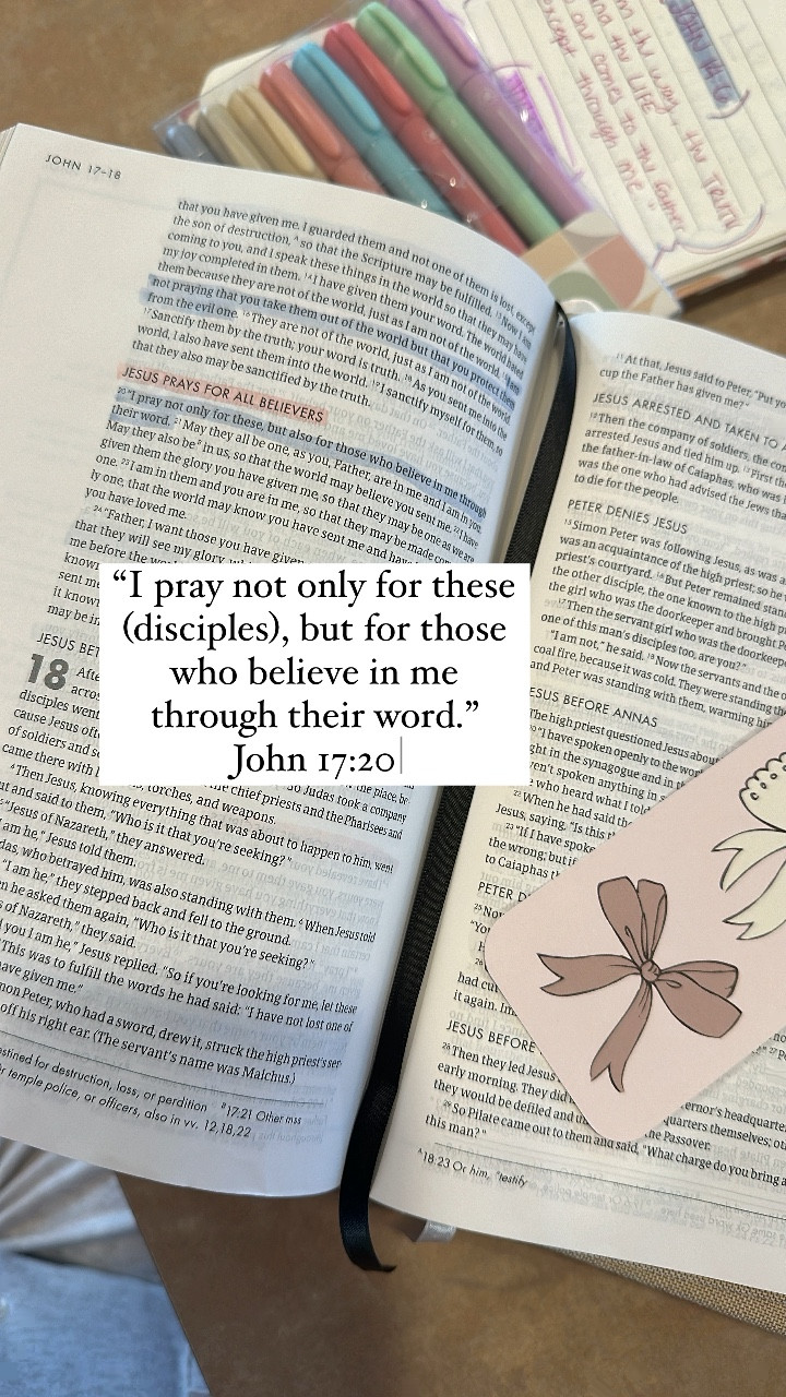 Bible verse otd 
John 17:20
She reads Truth CSB
#amazon 

#LTKHome #LTKFamily #LTKGiftGuide